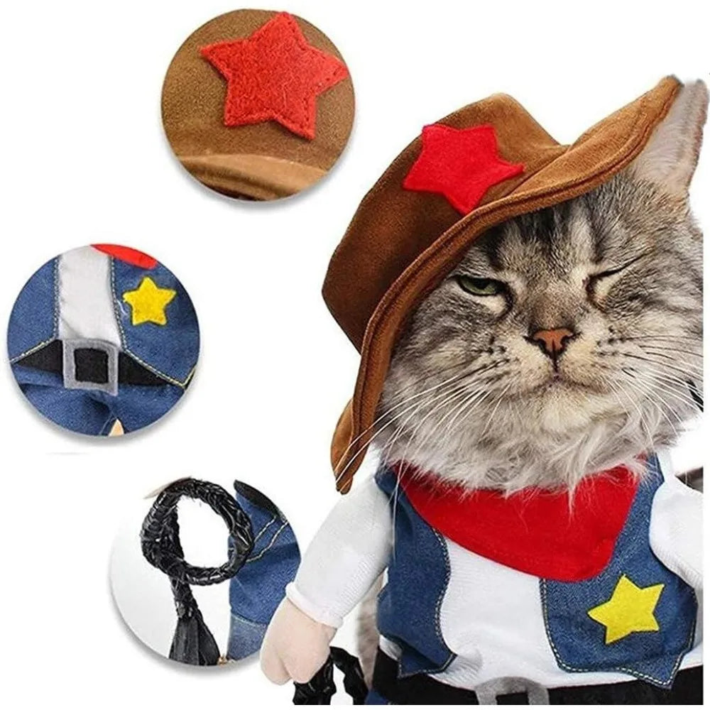 Stand-up cowboy costume detail