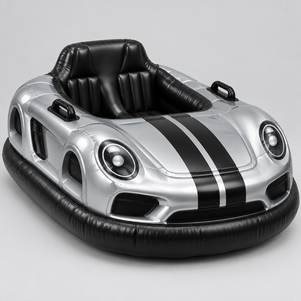 Silver Stripe supercar snow tube